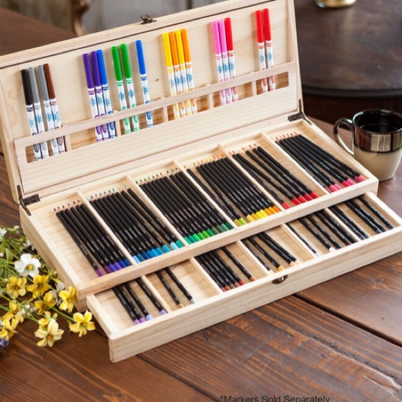 Color Escapes Wooden Art Case - Picture 5 of 8